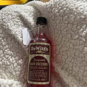 Vintage DeWitt's Liquid Hair Dressing NOS